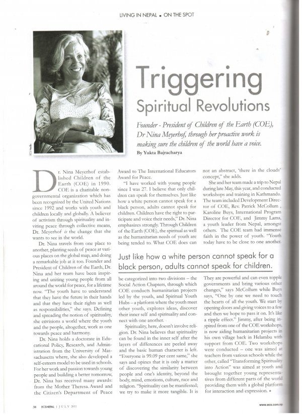 Triggering Spiritual Revolutions
